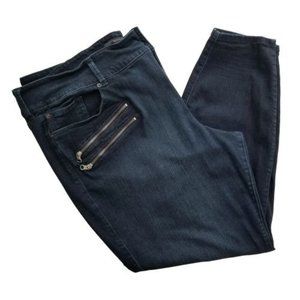 Torrid Premium Blue Jeans Dark Wash  W/28T Stretch